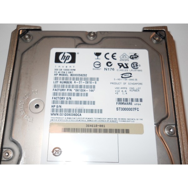Used disk drive HP 366023-002 serveur-occasion.com