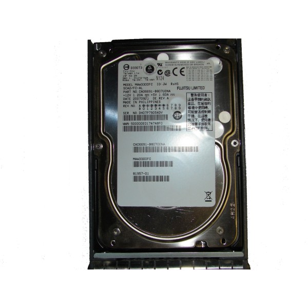 Disque dur NETAPP X276A FIBRE 3.5" 10 Krpm 300 Gigas