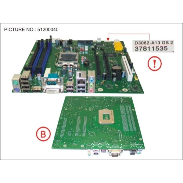 Carte Mère FUJITSU D3062-A13 pour Celsius W410/W510