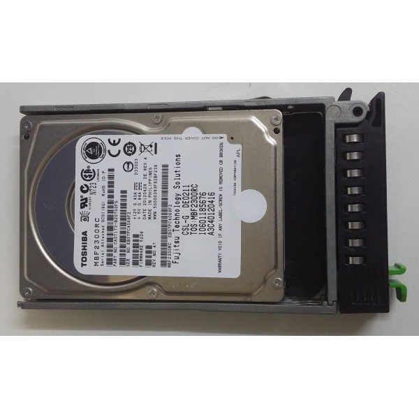 Hard Disk FUJITSU A3C40120416 SAS 2.5" 300 Gigas 10 Krpm