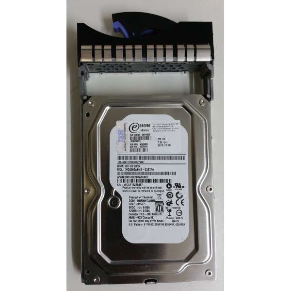 Hard Disk IBM 42C0484 SATA 3.5" 250 Gigas 7200 Rpm