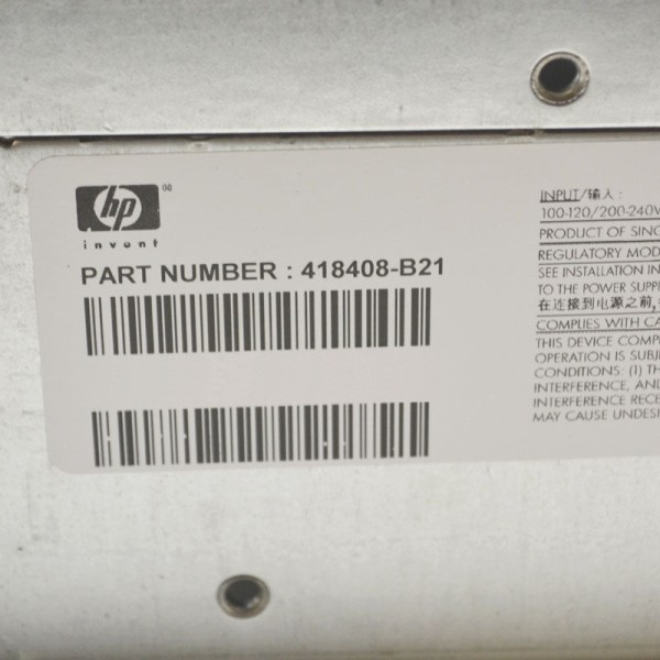 Baie de disques HP 418408-B21 NO EARS