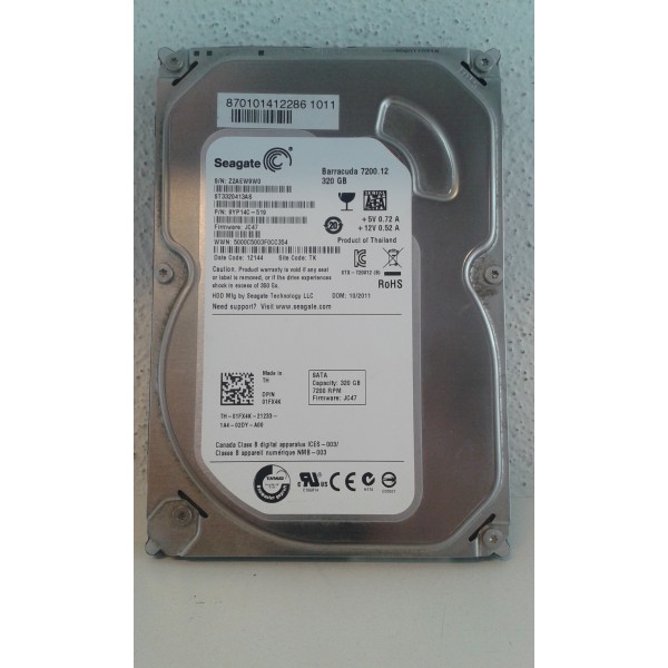 Hard Disk SEAGATE ST3320413AS SATA 3.5" 320 Gigas 7200 Rpm