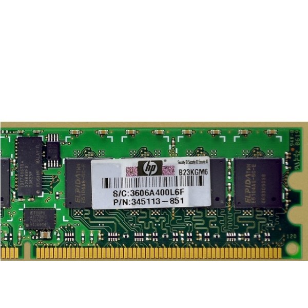 Memoria HP 345113-851 1 Go (1 x 1 Go) DDR2 SDRAM DIMM 240 broches