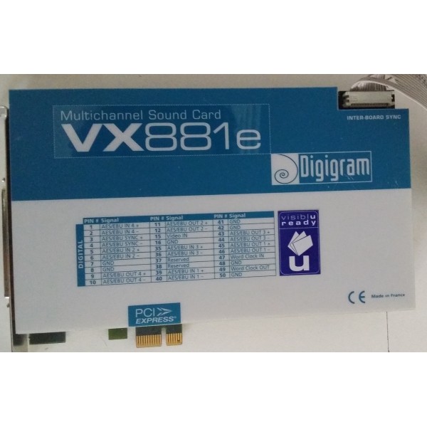Sound card DIGIGRAM VX881e