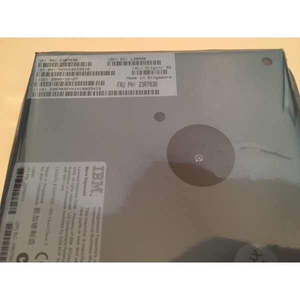 Sauvegarde LTO3 IBM 23R7036