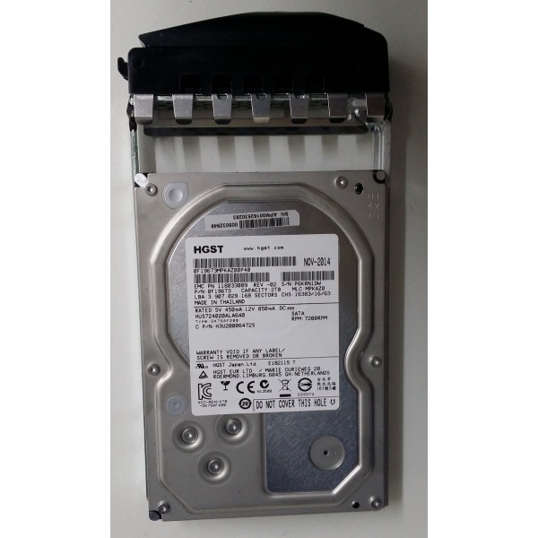 Disque dur HITACHI H3V20006472S SATA 3.5" 2000 Gigas 7200 Rpm