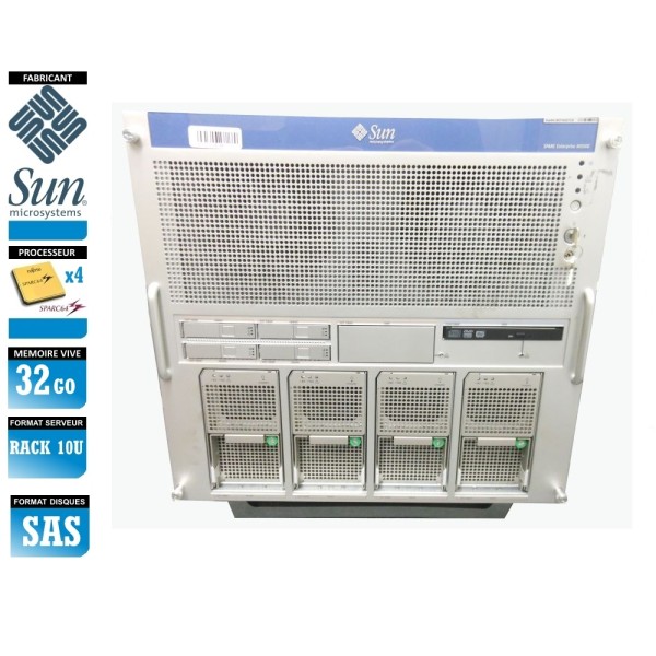 Serveur SUN M5000 4 x Quad Core SPARC VI SAS