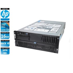 SERVER HP Proliant DL580 G5 2 x Xeon Quad Core E7420 16 Gigas Rack 4U