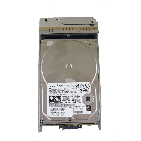 Disque Dur SUN SATA 3.5 7200 Rpm 500 Gb 390-0247-05