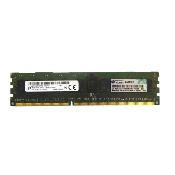 Memoire PC3L-12800R 8 Go HP 731656-081