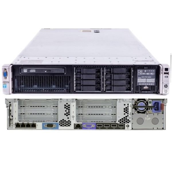 Serveur HP Proliant DL380 2 x Xeon Eight Core E5-2690 SATA-SAS-SSD