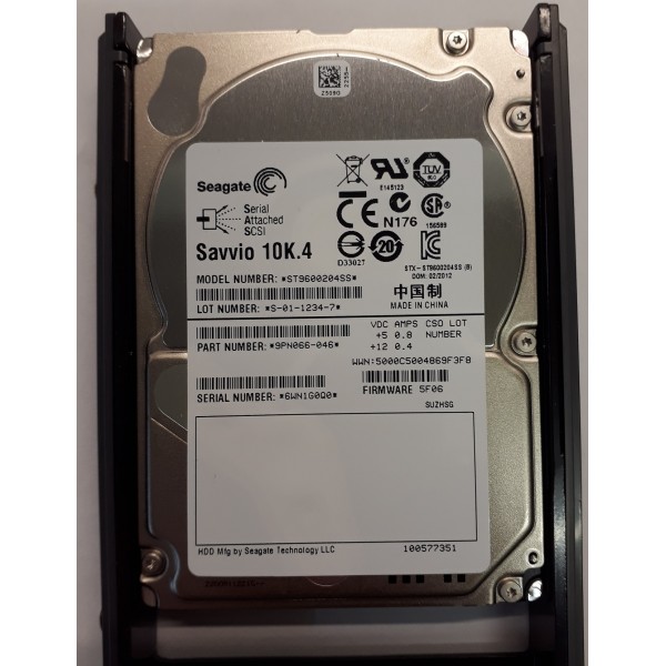 Disque Dur HP SAS 2.5 10 Krpm 600 Gb S5C-J600SS