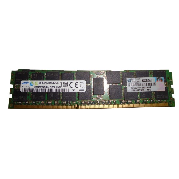 Memoire PC3L-10600R 16 Go HP 647653-181