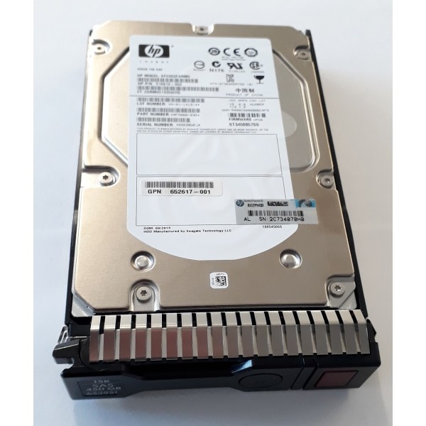 Hard Drive HP 653951-001 G8 SAS 3.5" 450 Gigas 15 Krpm