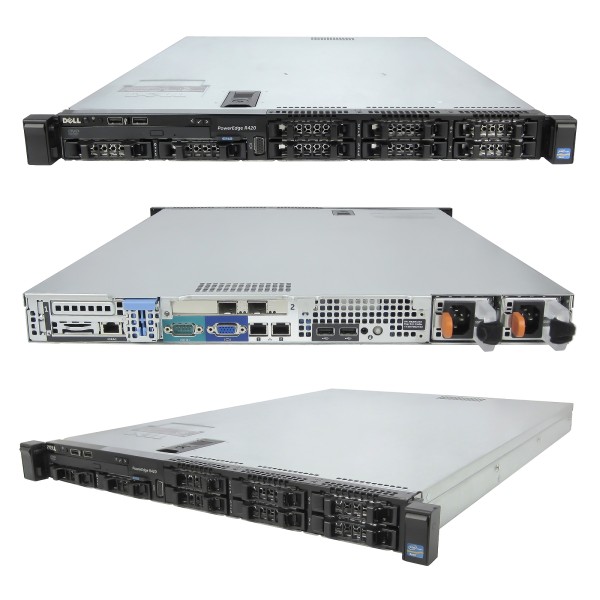 SERVEUR DELL Poweredge R420 2 x Xeon Quad Core E5-2407 V2 32 Gigas 2.5" Rack 1U