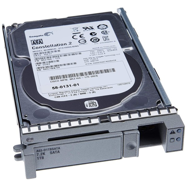 Disque Dur CISCO SATA 2.5 7200 Rpm 1000 Gb A03-D1TBSATA