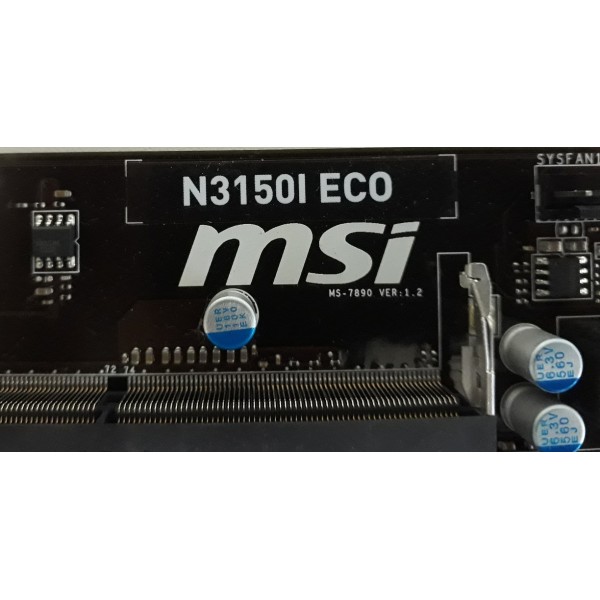 Carte mere MSI N3150 : N3150I ECO