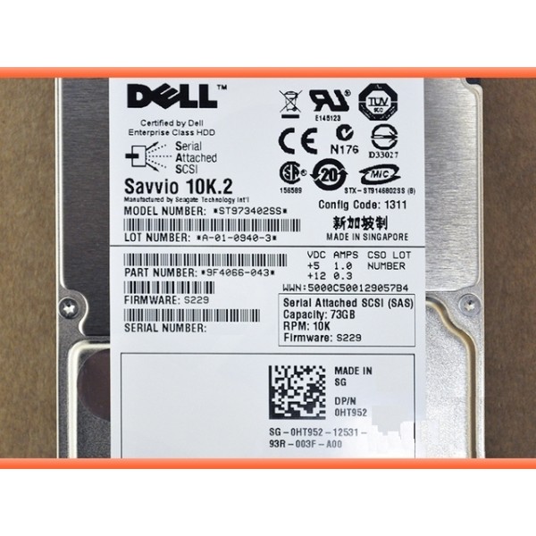 Used disk drive DELL HT952 serveur-occasion.com