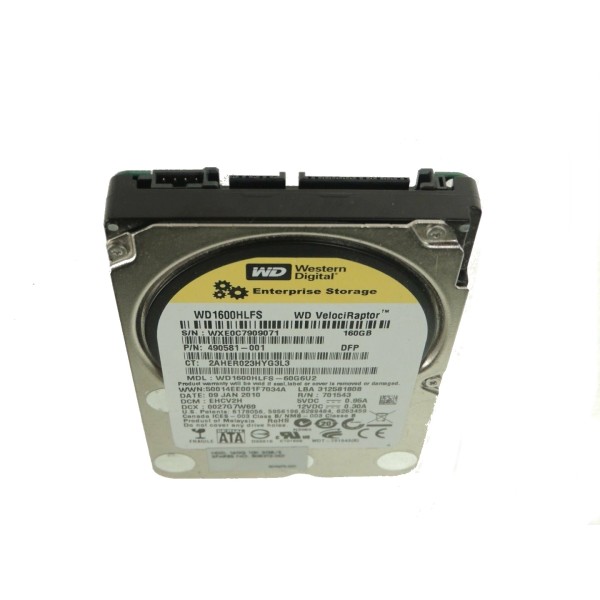 Disque Dur WD SATA 2.5 10 Krpm 160 Gb WD1600HLFS-60G6U1