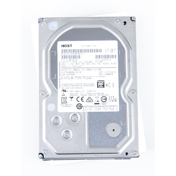 Disque Dur HITACHI SAS 3.5 7200 Rpm 6000 Gb HUS726060AL5210