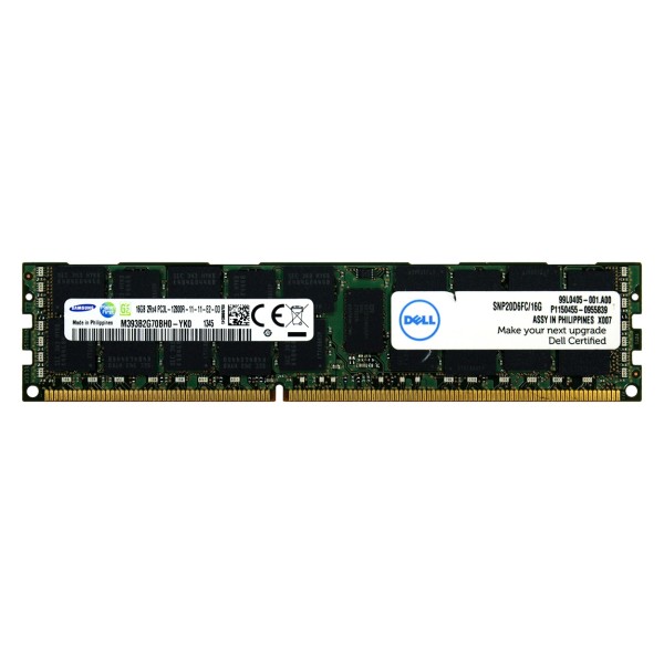 Memoire PC3L-12800R 16 Go DELL SNP20D6FC/16G