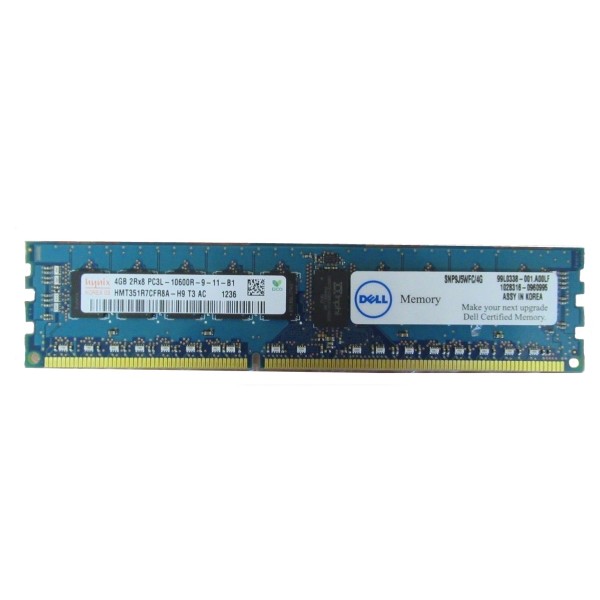 Memoire PC3L-10600R 4 Go DELL SNP9J5WFC/4G