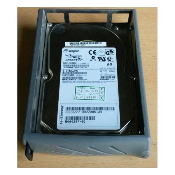 Disque dur SUN 5404440 FIBRE 3.5" 18 Gigas 10 Krpm