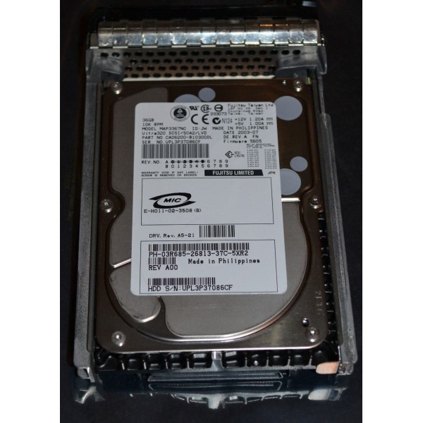 Hard Drive DELL 3R685 SCSI 3.5" 36 Gigas 10 Krpm