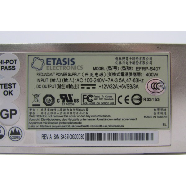 Alimentation pour ETASIS Ref : EFRP-S407