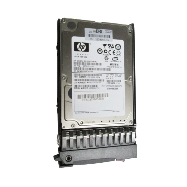 Hard Drive HP EG0146FAWHU SAS 2.5" 146 Gigas 10 Krpm