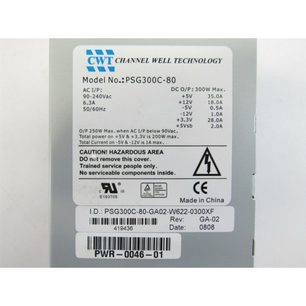 Alimentation CWT PSG300C-80