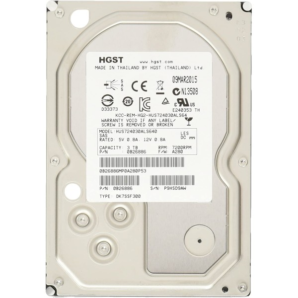 Disco Duro HITACHI HUS724020ALA640 SATA 3.5" 2000 Gigas 7200 Rpm