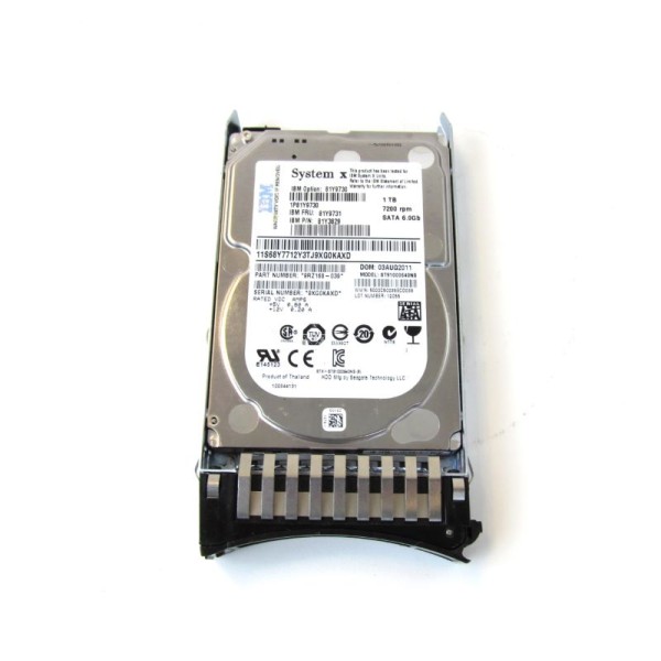 Hard Drive IBM 81Y9730 SATA 2.5" 1000 Gigas 7200 Rpm