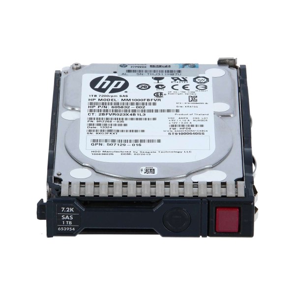 Hard Drive HP MM1000FBFVR SAS 2.5" 1000 Gigas 7200 Rpm