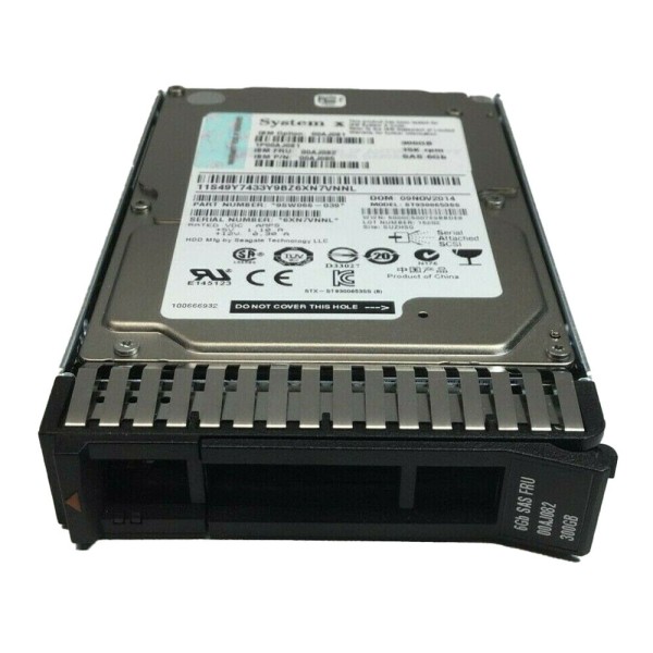 Disque Dur IBM SAS 2.5 15 Krpm 300 Gb 00AJ085