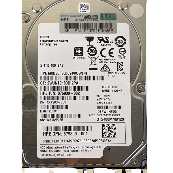 Used disk drive HP EG002400JWJNT serveur-occasion.com
