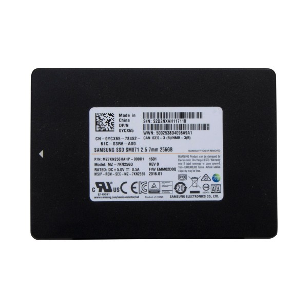 Disque Dur DELL SSD 2.5 256 Gb YCX65
