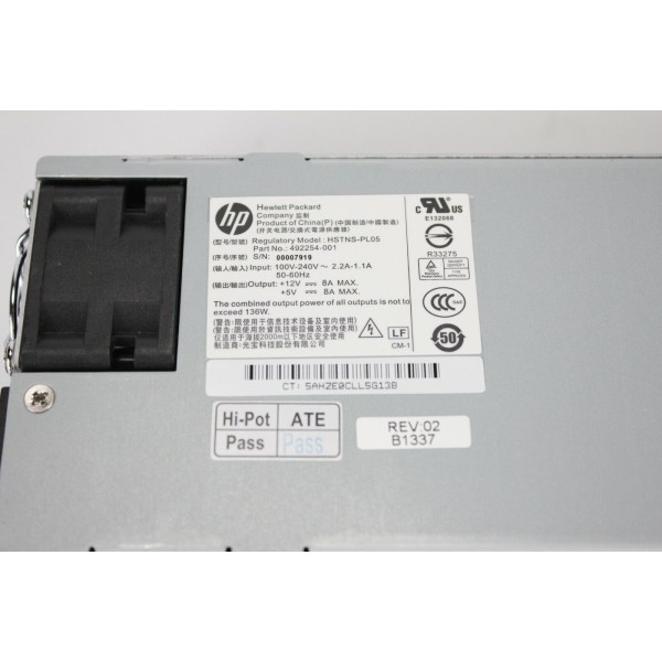 Fuente de Alimentacion de ocasion HP 492254-001 serveur-occasion.com