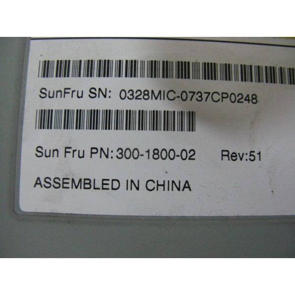 Used Power-Supply SUN 300-1800-02 serveur-occasion.com