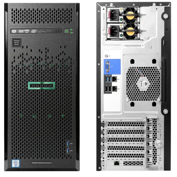 Serveur HP Proliant ML110 G9 1 x Xeon Ten Cores E5-2630 V4 16 Go TOUR