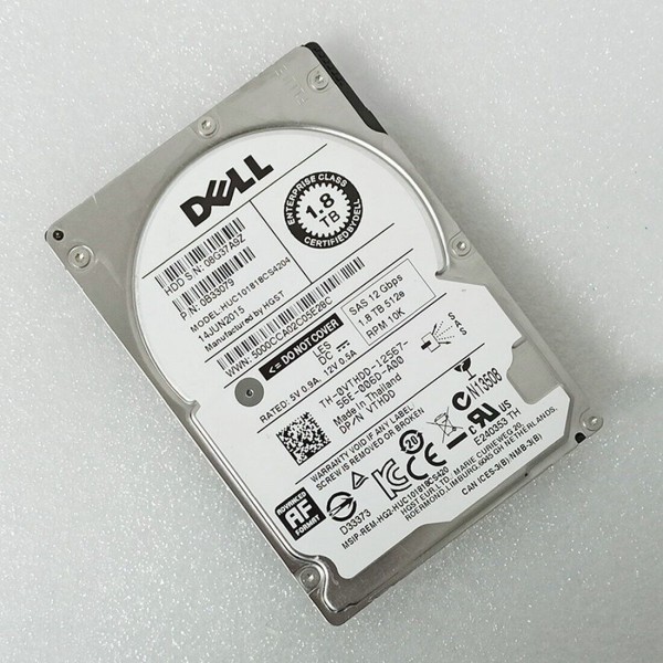 "DELL VTHDD 1800GB 2.5"" SAS HDD | Usado"