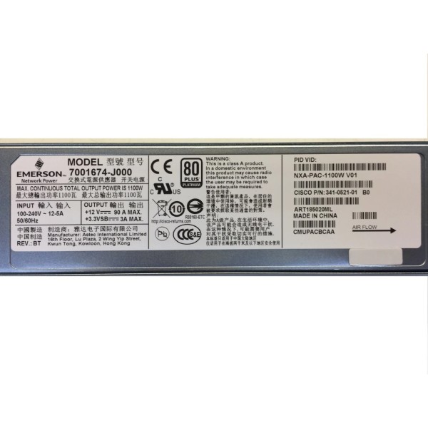 Used Power-Supply CISCO 341-0521-01 serveur-occasion.com