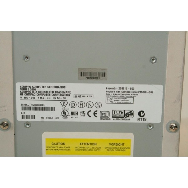 Used Tape drive COMPAQ SDLT220 215390-002 serveur-occasion.com
