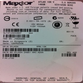 "DELL 0YJ434 146GB 3.5"" HDD | Usado"