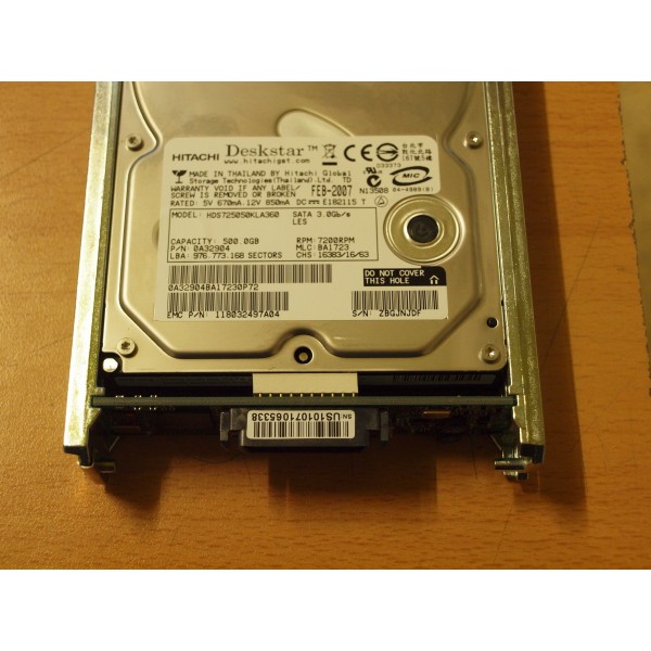 Disque Dur Dell/Emc Fibre 3.5 7200rpm 500 Gb : 005048608
