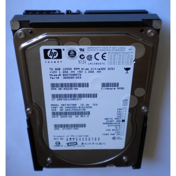 Disco duro de ocasion FUJITSU MAT3073NP serveur-occasion.com
