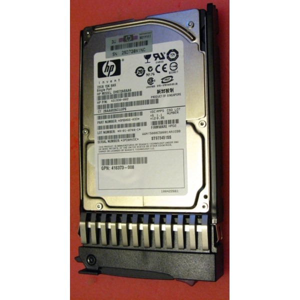 Disco duro de ocasion HP 504064-002 serveur-occasion.com