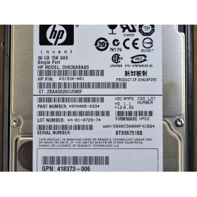 HP 432322-001 36GB 2.5" SAS HDD Refurb.