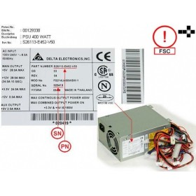 Alimentation pour FUJITSU TX200 Ref : S26113-E452-V50